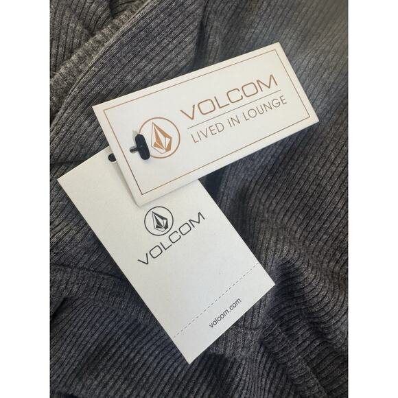 NWT VOLCOM Womens XL Gray Tank Knit Ribbed Dress Backless Bodycon Dress #5782 - Picture 8 of 15